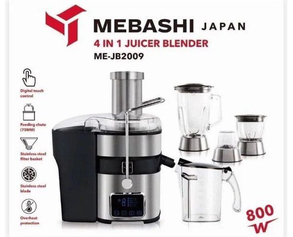 آبمیوه گیری چهار کاره مباشی ژاپن مدل ME-JB2009 MEBASHI