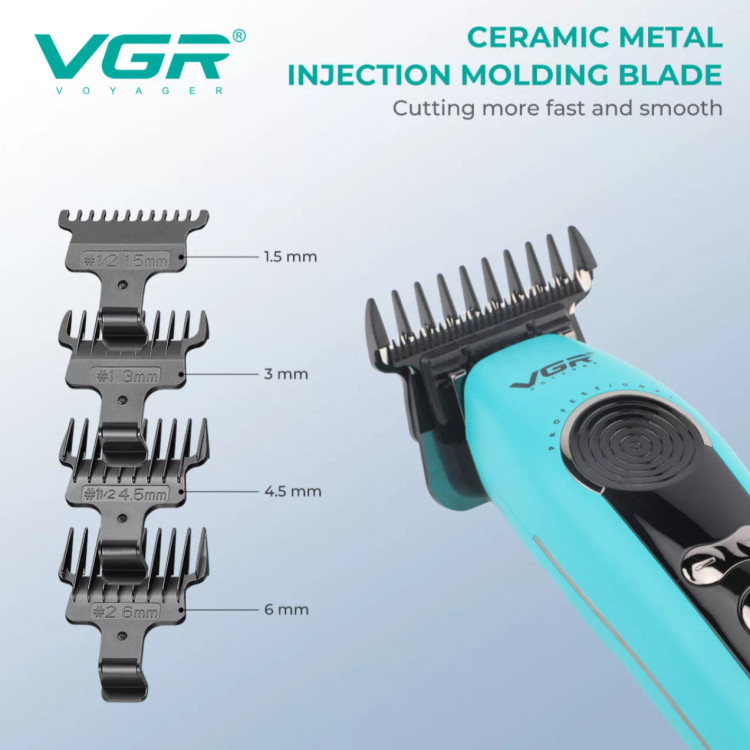 ماشین اصلاح وی جی آر مدل VGR-V299 با برش مستقیم و ۵ سطح سرعت