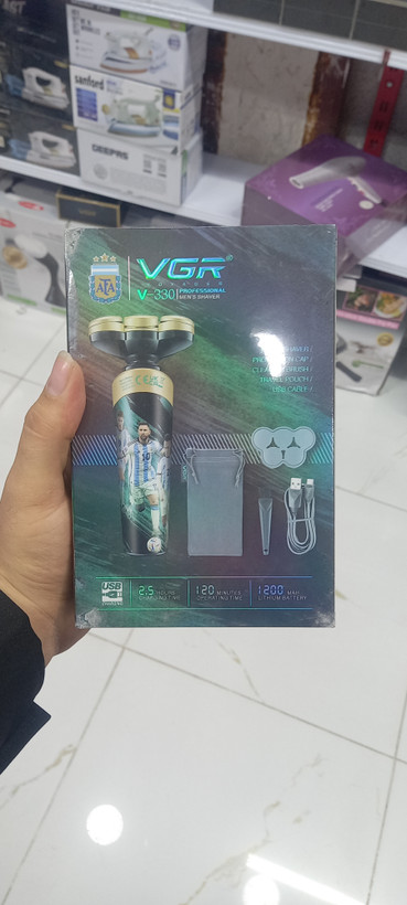 ریش تراش چرخشی 5 تیغه وی جی آر مدل V-330