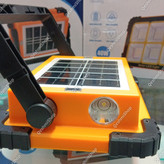 چراغ پروژکتور شارژی خورشیدی Deepking مدل DK-463 توان 40 وات چراغ اضطراری LED با پایه تاشو