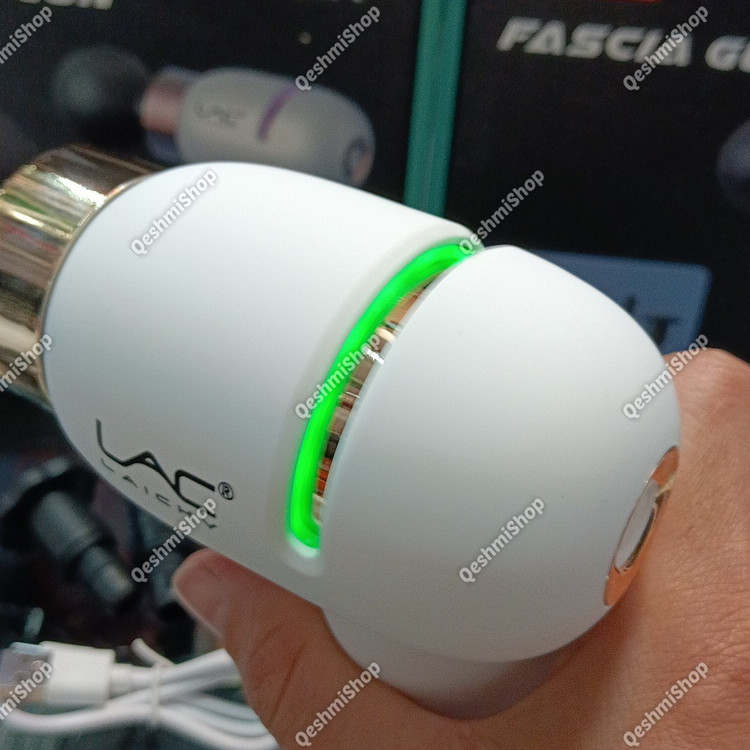 مینی ماساژور تفنگی شارژی LAC مدل L-855MG (همراه با 4 سری تخصصی)
