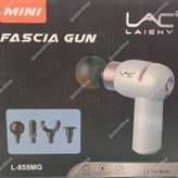 مینی ماساژور تفنگی شارژی LAC مدل L-855MG (همراه با 4 سری تخصصی)